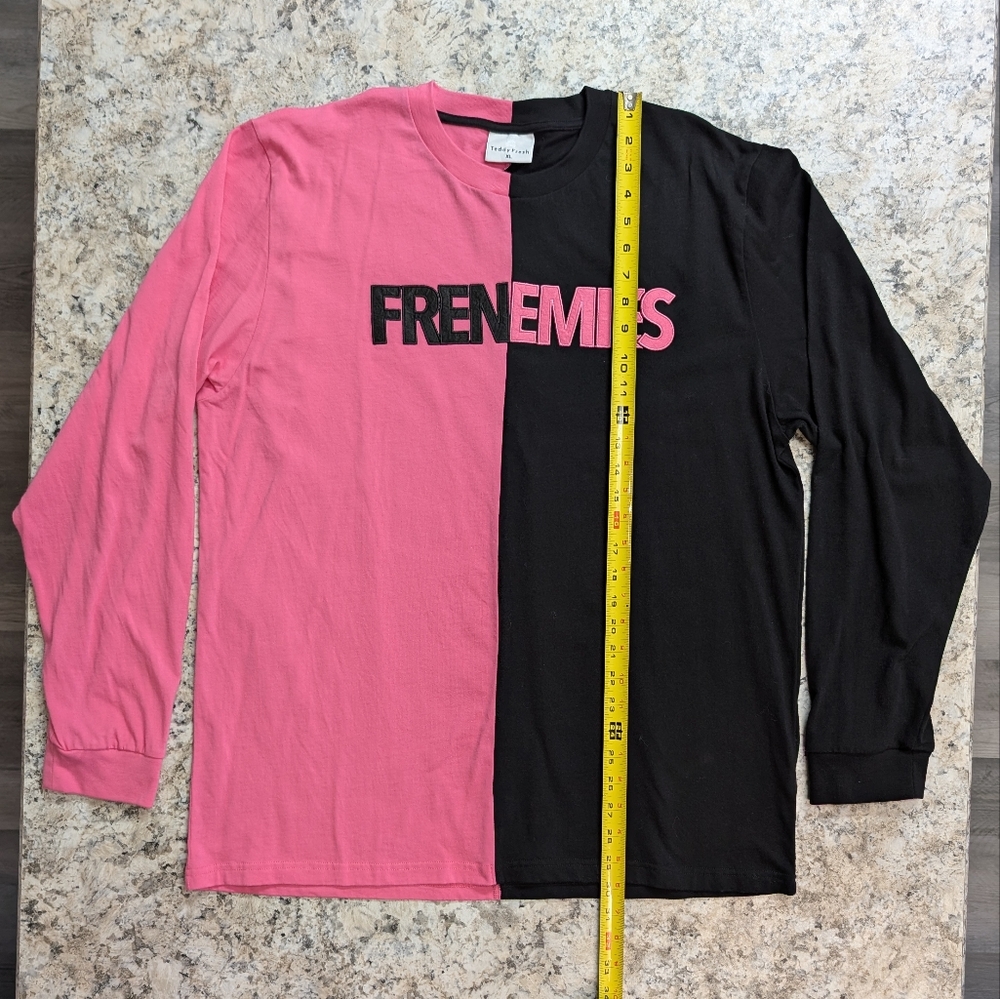 Teddy Fresh Frenemies Pink and Black Color Block - Picture 2 of 4